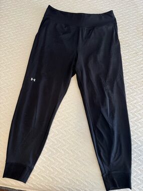 Under Armour Black Girls' Athletic Leggings with Logo